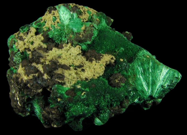Mineral Specimen: Malachite from Copper Queen Mine, Queen Hill, Bisbee, Warren District, Mule Mts, Cochise Co., Arizona, USA