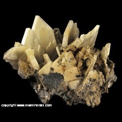 Mineral Specimen: Barite from PAGA Mine, Cartersville Mining Dist., Bartow Co., Georgia