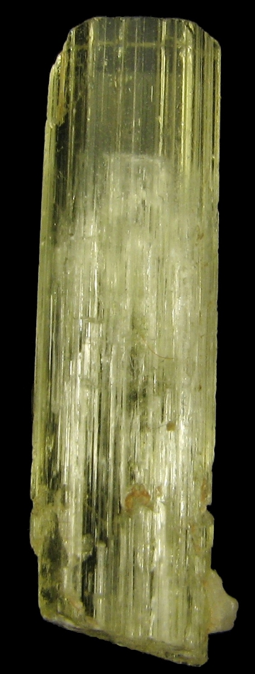 Mineral Specimen: Heliodor from Pakistan originally sold as being from Zelatoya Vada Mine, Rangkul, Tien Shan Mts, Region of Republican Subordination, Tajikistan