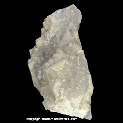 Mineral Specimen: Calcite on Celestine from Mina Tule, Melchor Muzquiz, Municipio de Muzquiz, Coahuila, Mexico