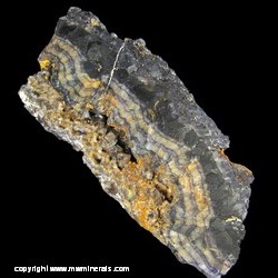 Mineral Specimen: Blue John Fluorite from Old Tor Mine, Castleton, Derbyshire, England