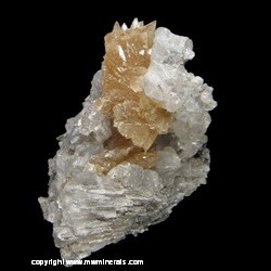 Minerals Specimen: Barytocalcite, Witherite from Admiralty Concession, 2nd Sun Vein, Nentsberry Haggs Mine, Alston Moor, Eden, Cumbria, England