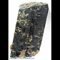 Mineral Specimen: Hornblende, Fluorapatite, minor Mica from Gibson Road, Tory Hill, Haliburton Co., Ontario, Canada Mineral Specimen: Hornblende, Fluorapatite, minor Mica from Gibson Road, Tory Hill, Haliburton Co., Ontario, Canada