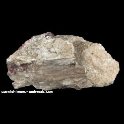 Minerals Specimen: Agrellite, Eudialyte, Albite, Calcium from Kipawa alkaline complex, Les Lacs-du-Temiscamingue, Temiscamingue RCM, Abitibi-Temiscamingue, Quebec, Canada