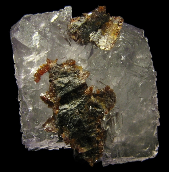 Mineral Specimen: Fluorite with included Sphalerite from Elmwood Mine, Carthage, Smith Co., Tennessee, USA