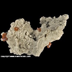 Mineral Specimen: Irridescent Sphalerite, Micro Calcite Crystals from Standard Slag Quarry, Adams Co., Ohio