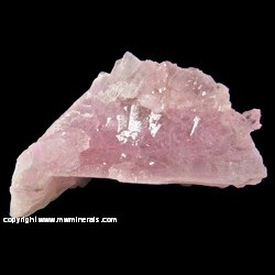 Mineral Specimen: Rose Quartz Crystals with a Pseudomorphic Cast from Taquaral, Itinga, Minas Gerais, Brazil Mineral Specimen: Rose Quartz Crystals with a Pseudomorphic Cast from Taquaral, Itinga, Minas Gerais, Brazil