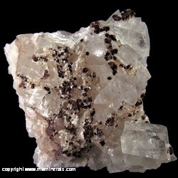 Mineral Specimen: Goethite and Quartz on Maganesite from Brumado, Bahia, Brazil