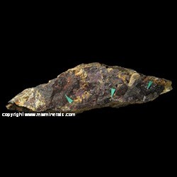 Mineral Specimen: Carlhintzeite, Phosphosiderite, Bermanite from Serra Branca Pegmatite, Pedra Lavadra, Paraiba, Brazil