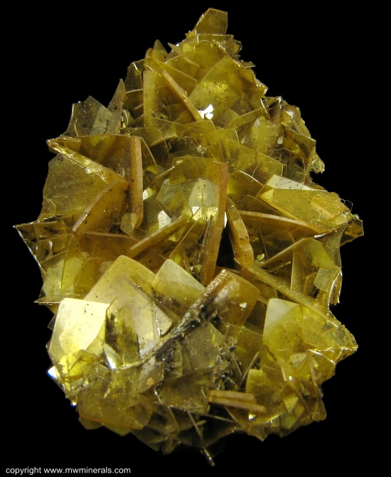 Mineral Specimen: Wulfenite from Defiance Mine, Gleeson, Dragoon Mts, Cochise Co., Arizona, USA