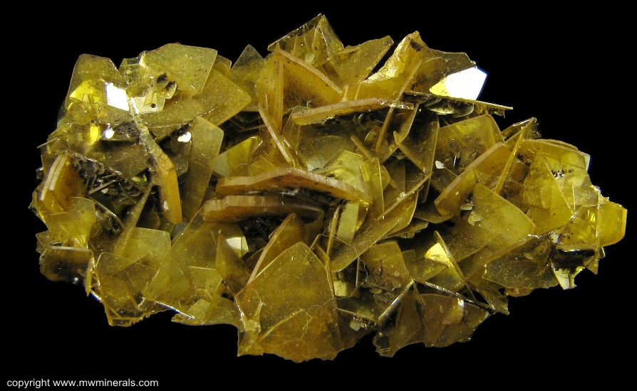 Mineral Specimen: Wulfenite from Defiance Mine, Gleeson, Dragoon Mts, Cochise Co., Arizona, USA