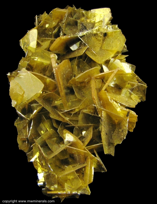 Mineral Specimen: Wulfenite from Defiance Mine, Gleeson, Dragoon Mts, Cochise Co., Arizona, USA