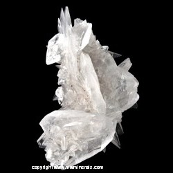 Mineral Specimen: Colemanite from U.S. Borax Mine, Kramer Borate deposit, Boron, Kern Co., California