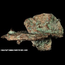 Mineral Specimen: Perpendicular Copper Bladed Crystals from Central Expolaration Mine, Central, Keweenaw Co., Michigan Mineral Specimen: Perpendicular Copper Bladed Crystals from Central Expolaration Mine, Central, Keweenaw Co., Michigan
