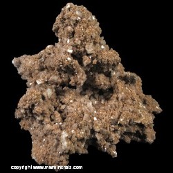Mineral Specimen: Dolomite, Calcite from Missouri highway 34 roadcut, Wayne Co., Missouri