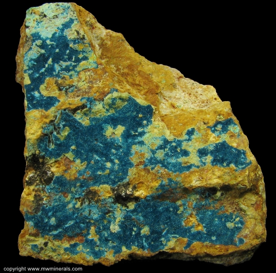Mineral Specimen: Connelite from 150 foot level, Gold Hill Mine, Gold Hill, Deep Creek Mountains, Tooele County, Utah, USA