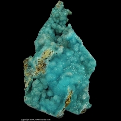 Minerals Specimen: Blue Hemimorphite with probable Kipushite from Laochang Tin Mine, Gejiu Co., Honghe Autonomous Prefecture, Yunnan Province, China Minerals Specimen: Blue Hemimorphite with probable Kipushite from Laochang Tin Mine, Gejiu Co., Honghe Autonomous Prefecture, Yunnan Province, China