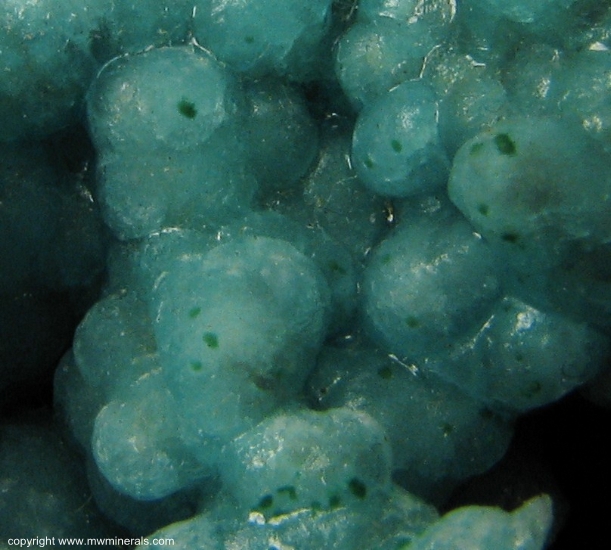 Mineral Specimen: Blue Hemimorphite with probable Kipushite from Laochang Tin Mine, Gejiu Co., Honghe Autonomous Prefecture, Yunnan Province, China