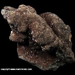 Mineral Specimen: Siderite from Calumet and Arizona Mine, Bisbee, Cochise County, Arizona