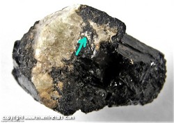 Mineral Specimen: Aegerine with minor Astrophyllite in Nepheline Syenite Matrix from Barkevikskjaer, Langesundsfjorden, Larvik, Vestfold og Telemark, Norway