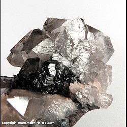 Mineral Specimen: Quartz, Specular Hematite, Dolomite from Beckermet Mine, Haile, Copeland, Cumbria, England