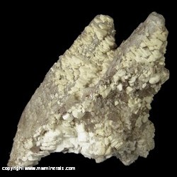 Mineral Specimen: Benstonite on Calcite from Minerva #1 Mine, Cave-In-Rock, Hardin Co., Illinois Mineral Specimen: Benstonite on Calcite from Minerva #1 Mine, Cave-In-Rock, Hardin Co., Illinois