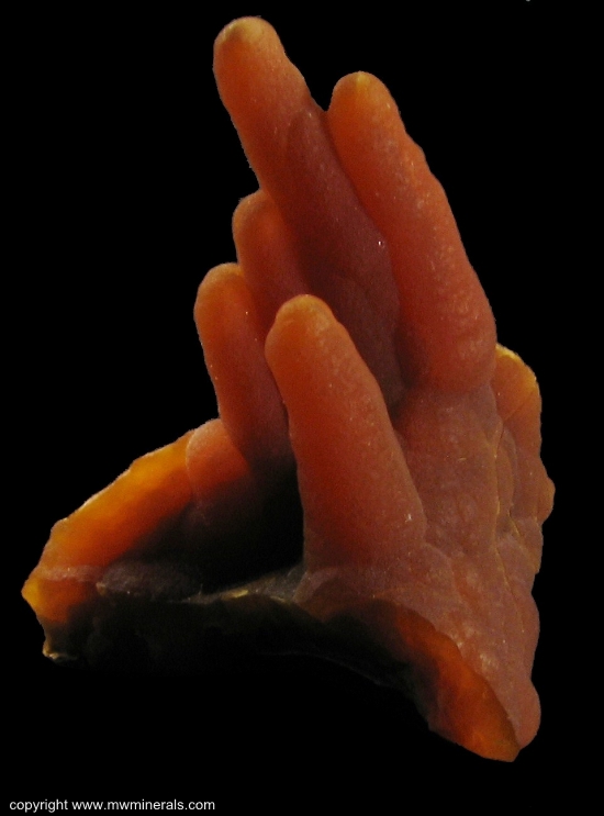 Mineral Specimen: Calcite Stalactites from Alzada, Carter County, Montana