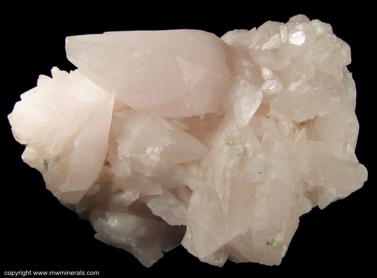 Mineral Specimen: Manganoan Calcite from El Mochito Mine, El Mocho, Santa Barbara Department, Honduras