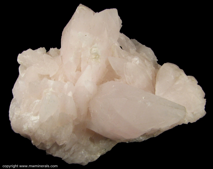 Mineral Specimen: Manganoan Calcite from El Mochito Mine, El Mocho, Santa Barbara Department, Honduras