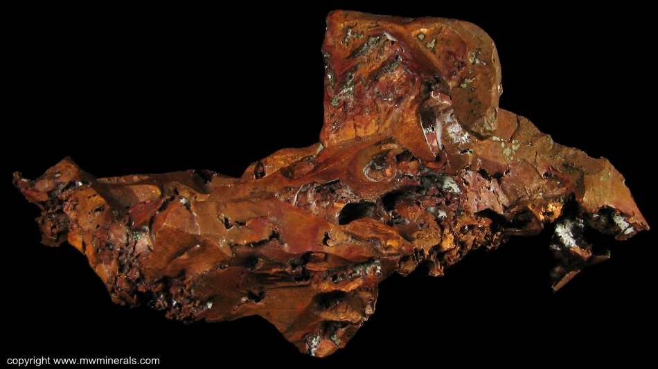 Mineral Specimen: Copper Crystals from Quincy Mine, Quincy Hill, Houghton County, Michigan, USA
