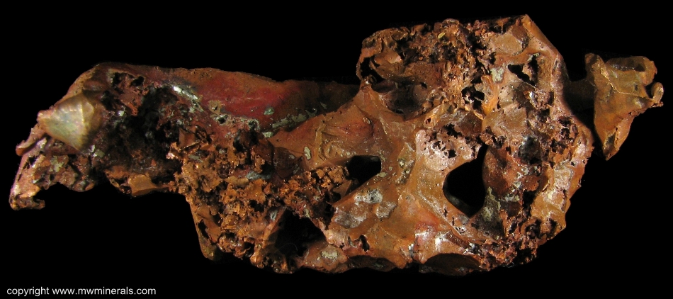 Mineral Specimen: Copper Crystals from Quincy Mine, Quincy Hill, Houghton County, Michigan, USA