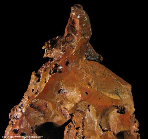 Mineral Specimen: Copper Crystals from Quincy Mine, Quincy Hill, Houghton County, Michigan, USA