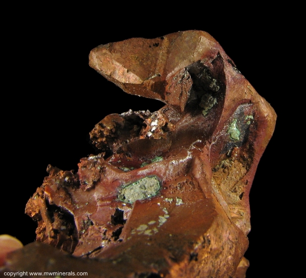 Mineral Specimen: Copper Crystals from Quincy Mine, Quincy Hill, Houghton County, Michigan, USA