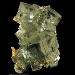 Minerals Specimen: Zoned Fluorite from Huang Sha Ping Mine, Guiyang County., Chenzhou Prefecture, Hunan Province, China Minerals Specimen: Zoned Fluorite from Huang Sha Ping Mine, Guiyang County., Chenzhou Prefecture, Hunan Province, China