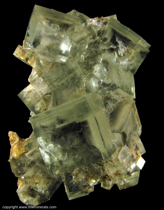 Mineral Specimen: Zoned Fluorite from Huang Sha Ping Mine, Guiyang County., Chenzhou Prefecture, Hunan Province, China