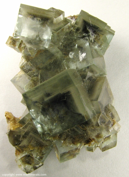 Mineral Specimen: Zoned Fluorite from Huang Sha Ping Mine, Guiyang County., Chenzhou Prefecture, Hunan Province, China