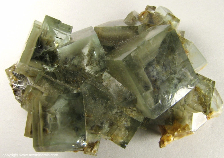 Mineral Specimen: Zoned Fluorite from Huang Sha Ping Mine, Guiyang County., Chenzhou Prefecture, Hunan Province, China