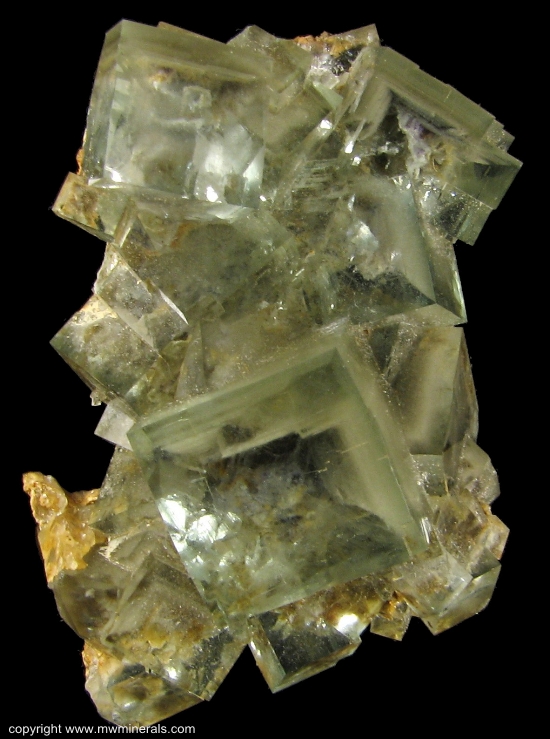 Mineral Specimen: Zoned Fluorite from Huang Sha Ping Mine, Guiyang County., Chenzhou Prefecture, Hunan Province, China