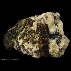Minerals Specimen: Fluorapatite, Fluorite, Apatite from Cardiff Uranium Mine, Cardiff Township, Haliburton County, Ontario, Canada