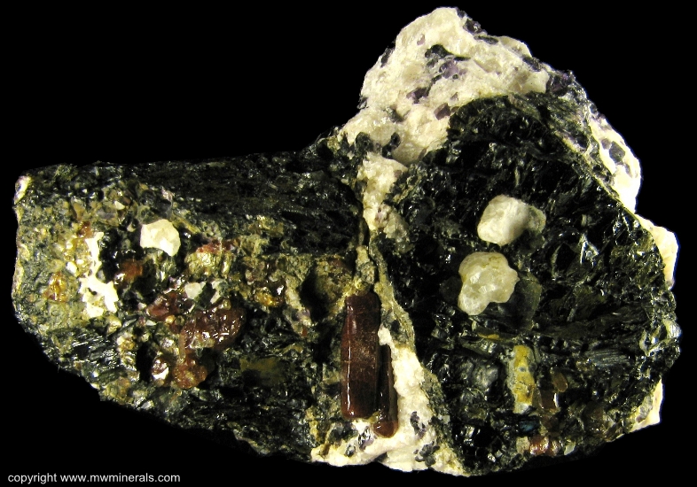 Mineral Specimen: Fluorapatite, Fluorite, Apatite from Cardiff Uranium Mine, Cardiff Township, Haliburton County, Ontario, Canada