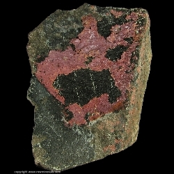 Minerals Specimen: Seam Copper on Basalt from Osceola No. 5, Osceola Mine, Osceola, Houghton Co., Michigan, USA
