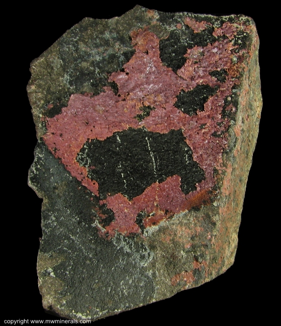 Mineral Specimen: Seam Copper on Basalt from Osceola No. 5, Osceola Mine, Osceola, Houghton Co., Michigan, USA