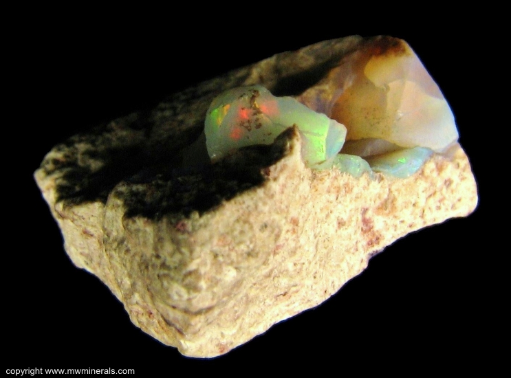 Mineral Specimen: Opal in Rhyolite from Jalisco, Mexico