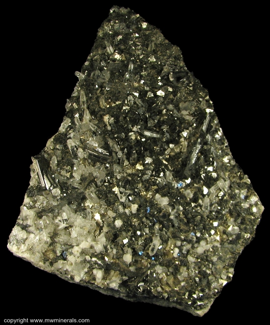 Mineral Specimen: Sphalerite, Wolframite, Quartz from Yaogangxian Mine, Yizhang Co., Chenzhou Prefecture, Hunan Province, China