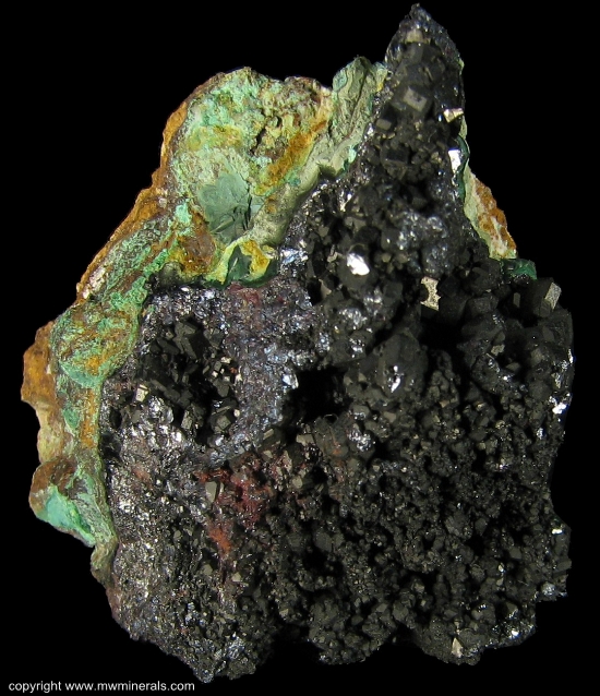 Mineral Specimen: Cuprite from Southwest Mine, Bisbee, Warren District, Mule Mts, Cochise Co., Arizona, USA