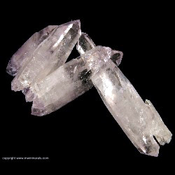 Mineral Specimen: Double Terminated Amethyst from Epimenio mine, Pierda Parada, Veracruz, Mexico Mineral Specimen: Double Terminated Amethyst from Epimenio mine, Pierda Parada, Veracruz, Mexico