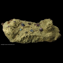 Minerals Specimen: Iridescent Sphalerite from Plum Run Quarry, Bacon Flat, Adams County, Ohio Minerals Specimen: Iridescent Sphalerite from Plum Run Quarry, Bacon Flat, Adams County, Ohio