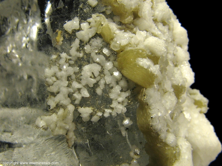 Mineral Specimen: Quartz, Siderite, Calcite from panasqueira Mines, Panasqueira, Covilha, Castelo Branco District, Portugal