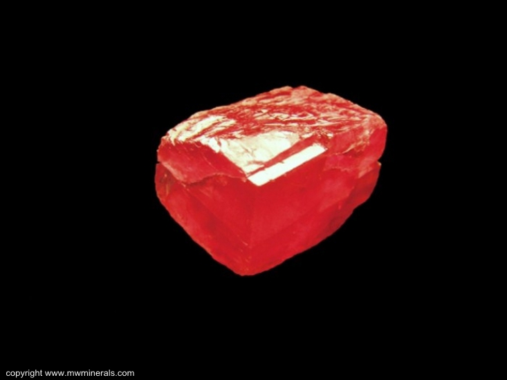 Mineral Specimen: Rhodochrosite Cyrstal from Wudong Mine, Liubao, Cangwu County, Wuzhou Prefecture, Guangxi Zhuang Autonomous Region, China