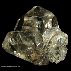 Minerals Specimen: Herkimer Diamond Cluster from Ace of Diamonds Mine, Middleville, Town of Newport, Herkimer Co., New York, USA Minerals Specimen: Herkimer Diamond Cluster from Ace of Diamonds Mine, Middleville, Town of Newport, Herkimer Co., New York, USA